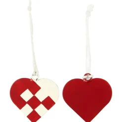 Discount IB Laursen Flechtherzen Aufhänger 2er-Set aus Metall