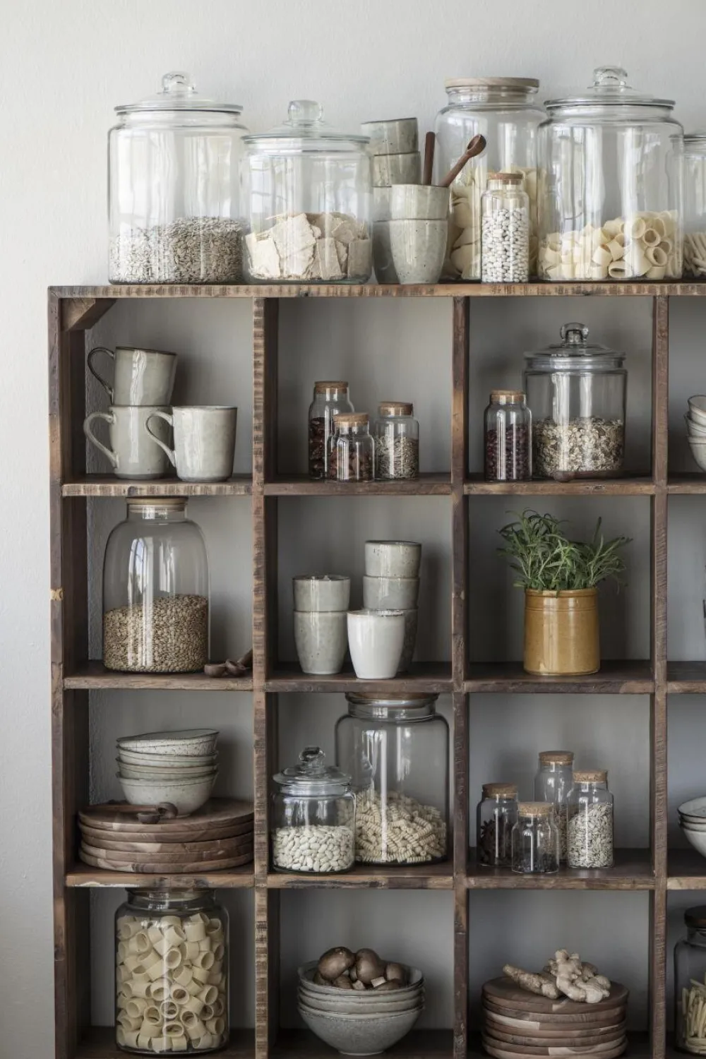 Online IB Laursen Glas Behälter mit Holzdeckel