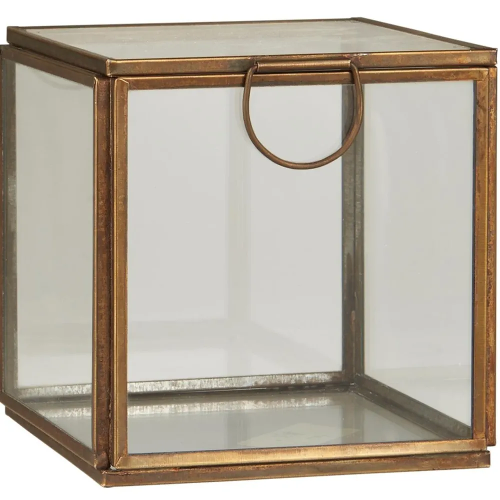 Online IB Laursen Glasbox mit Metallrahmen