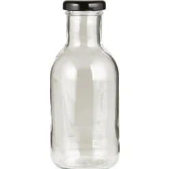 Outlet IB Laursen Glas-Flasche mit schwarzem Schraubdeckel