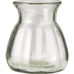 Outlet IB Laursen Glas-Vase mit breiten Rillen mundgeblasen