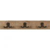New IB Laursen Hakenleiste Holz mit Doppelhaken UNIKA Shaker