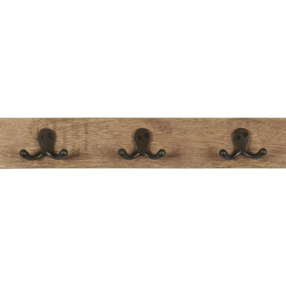 New IB Laursen Hakenleiste Holz mit Doppelhaken UNIKA Shaker