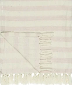 Best IB Laursen Hammam Handtuch mit Fransen und Streifen