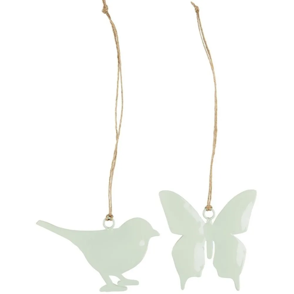 New IB Laursen Hängefiguren Vogel und Schmetterling 2er