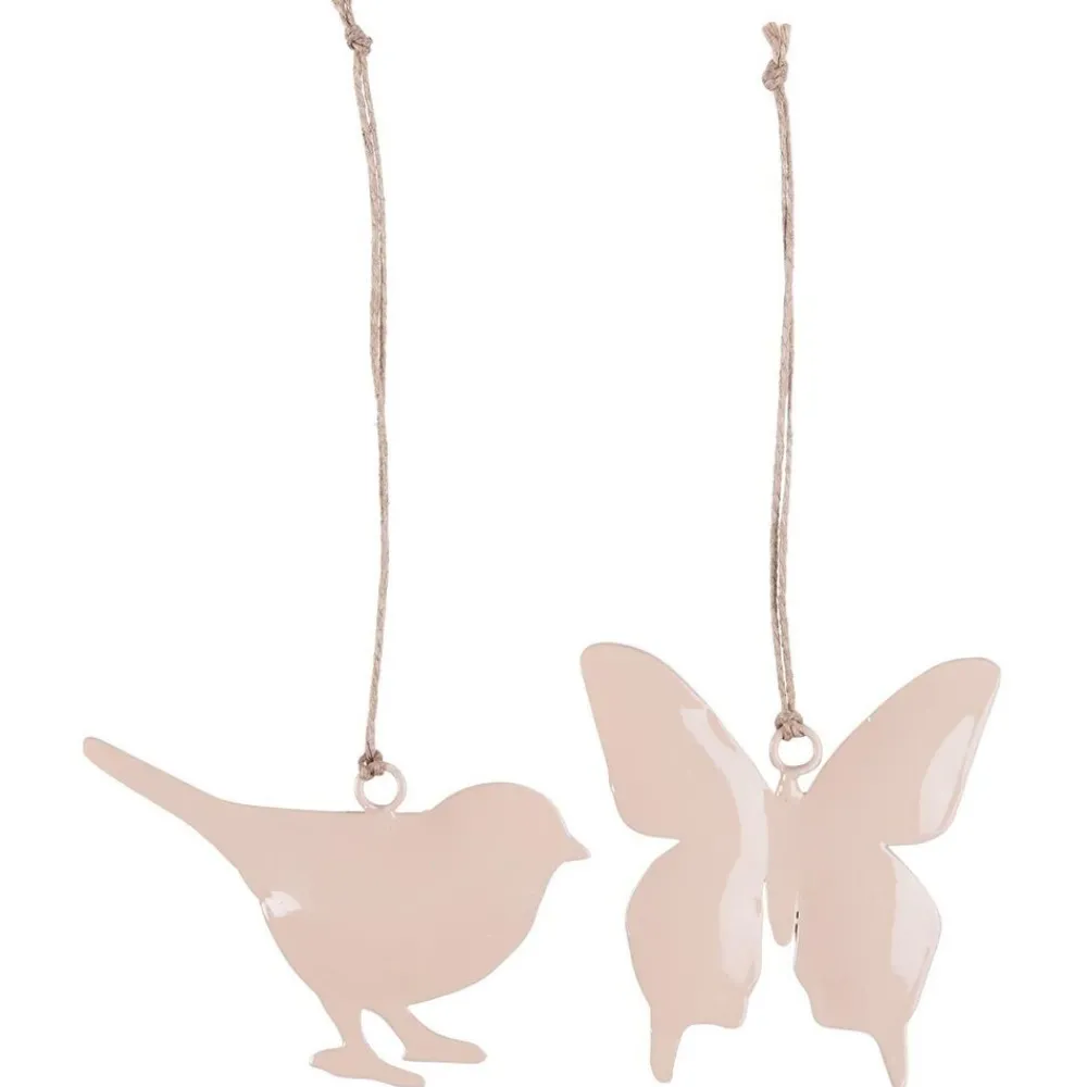 New IB Laursen Hängefiguren Vogel und Schmetterling 2er