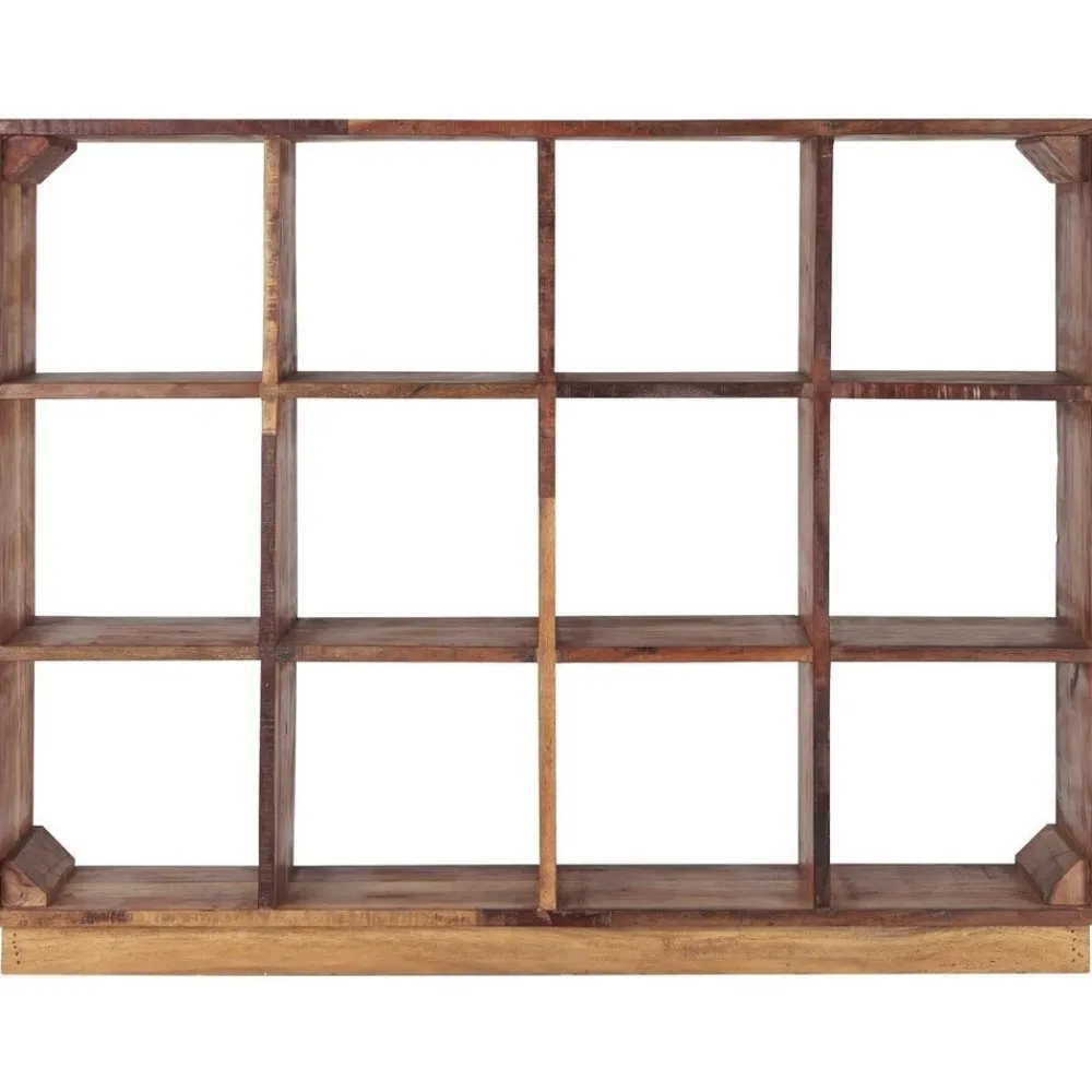 New IB Laursen Holz Regal mit 12 Fächern UNIKA