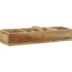 Outlet IB Laursen Holz-Kiste mit Fächern und Quergriff Unika