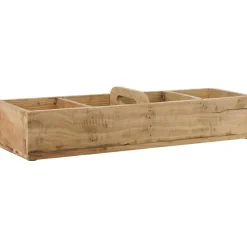 Outlet IB Laursen Holz-Kiste mit Fächern und Quergriff Unika