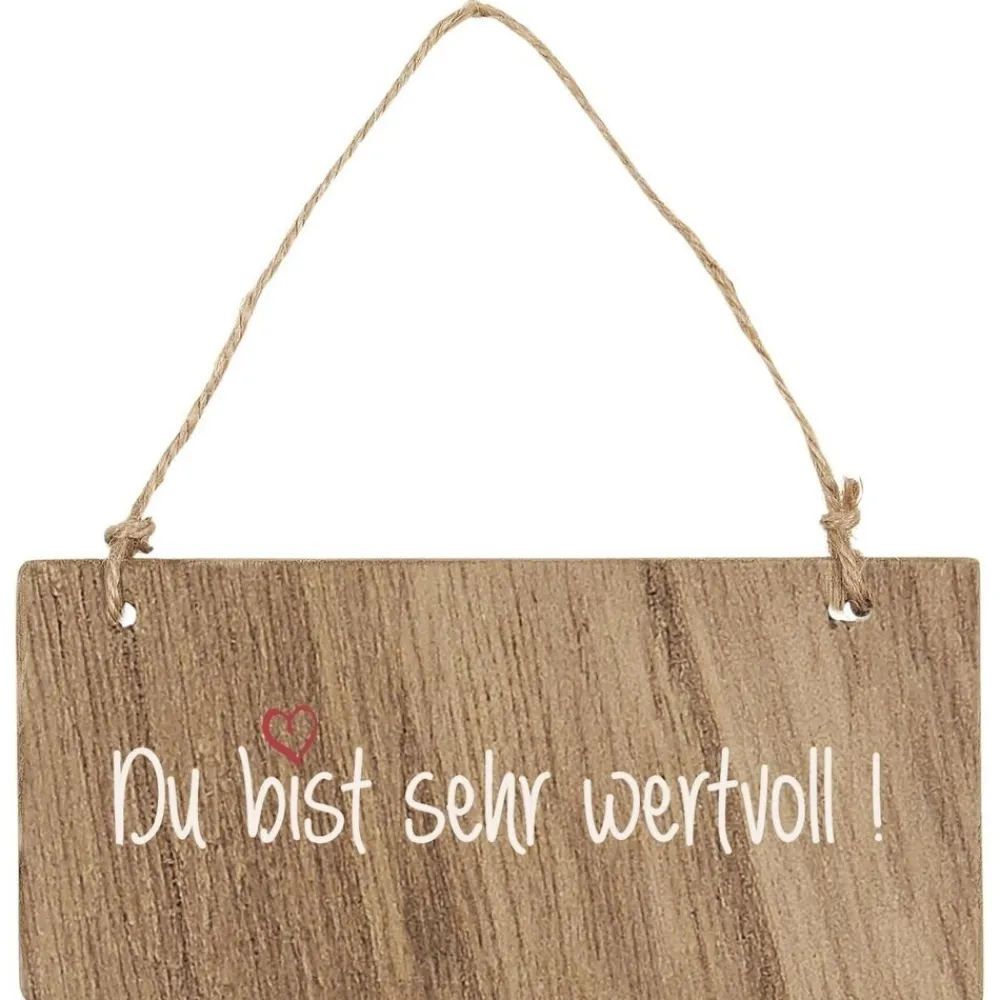 IB Laursen Holzschild Du bist sehr wertvoll