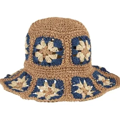New IB Laursen Hut Louise mit Blumen Papiergarn