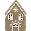 Online IB Laursen Keramik Lebkuchenhaus Teelichthaus Stillenat Schneekristall