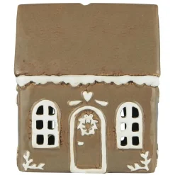New IB Laursen Keramik Lebkuchenhaus für Teelicht Stillenat Türkranz