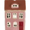 Sale IB Laursen Keramik Lichthaus Nyhavn rosa, gerundetes Dachfenster