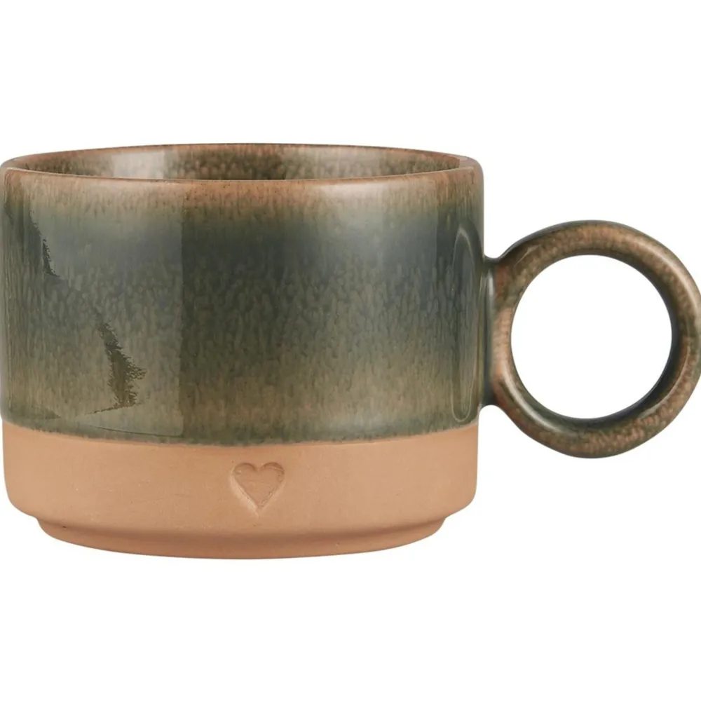Sale IB Laursen Keramik Tasse mit Henkel Heart