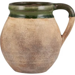 Clearance IB Laursen Keramik Vase mit Henkel naturfarbig Avignon