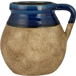 Clearance IB Laursen Keramik Vase mit Henkel naturfarbig Avignon