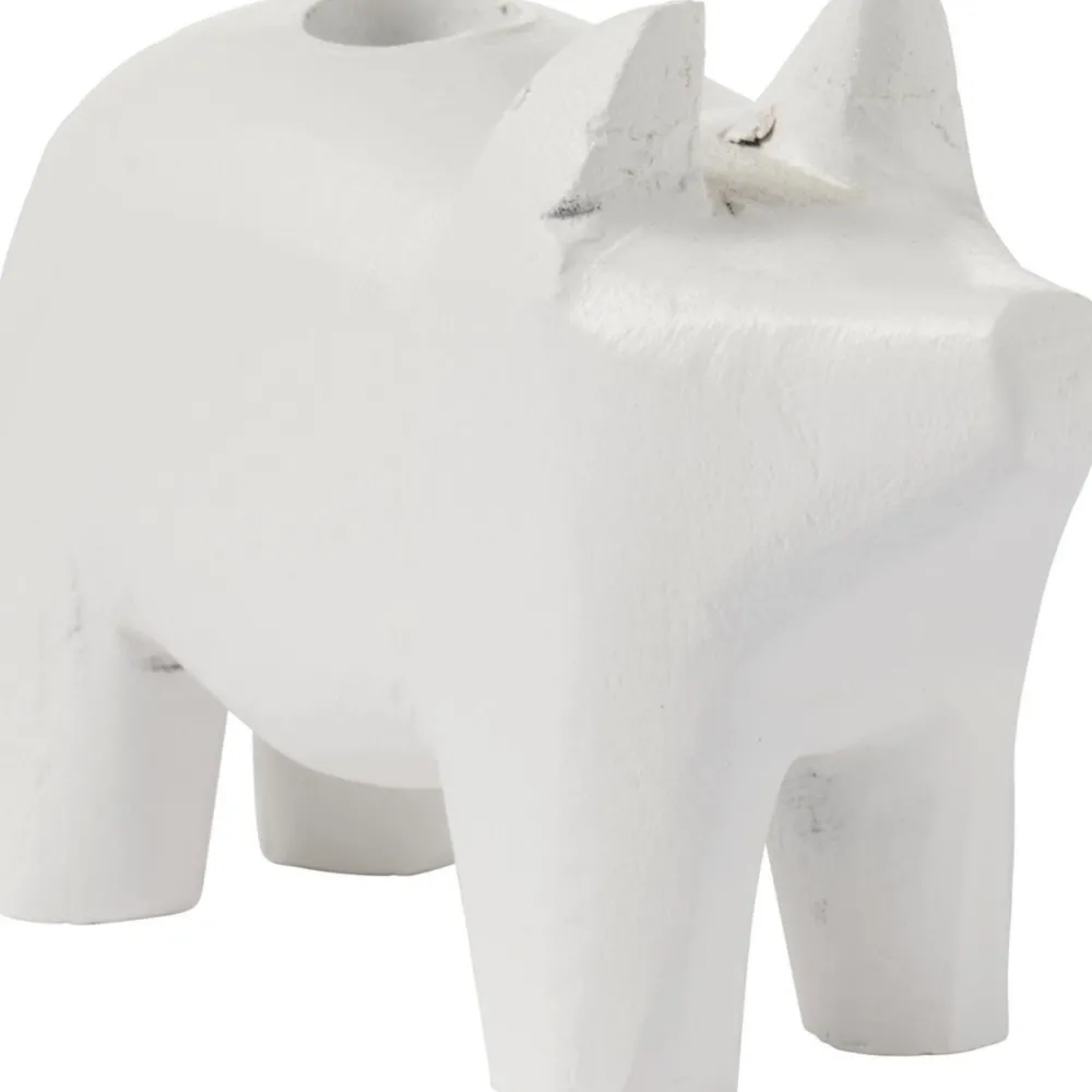Clearance IB Laursen Kerzenhalter für Dünne Kerze 1,3 cm Schwein UNIKA