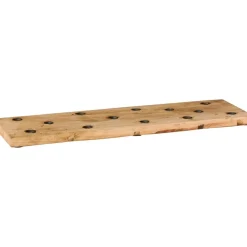Clearance IB Laursen Kerzenhalter Holzbrett für dünne Kerzen Unika