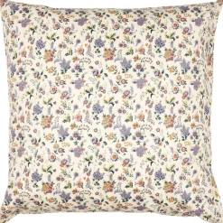 Discount IB Laursen Kissenbezug mit lila und braunen Blumen