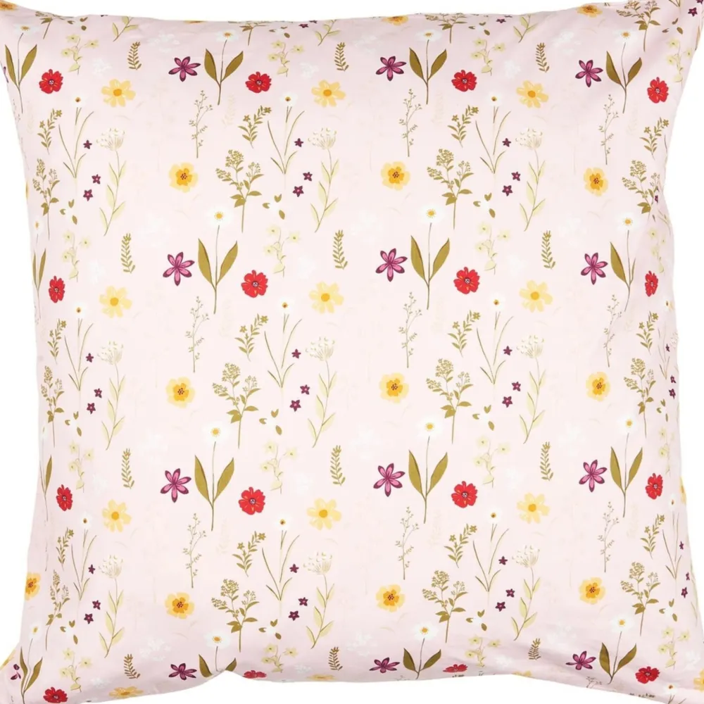 Discount IB Laursen Kissenbezug rosa mit Gartenblumen