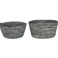 Sale IB Laursen Korbsatz 2er Set aus Seegras