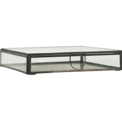 Discount IB Laursen Längliche Glasbox mit Deckel Solitaire