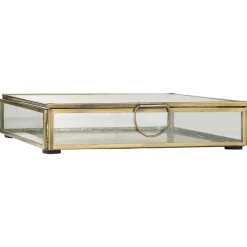 Discount IB Laursen Längliche Glasbox mit Deckel Solitaire