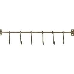 Clearance IB Laursen Metall Hakenleiste mit 6 S-Haken