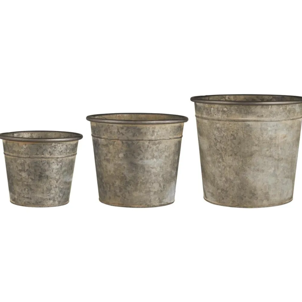 Sale IB Laursen Metall Töpfe 3er Set Urban Garden