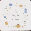 Clearance IB Laursen Metallschild A hug in a mug