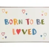 Discount IB Laursen Metallschild Born to be loved