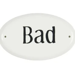New IB Laursen Metallschild Bad