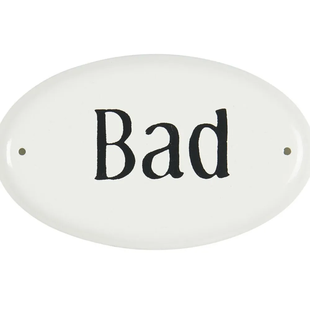 New IB Laursen Metallschild Bad