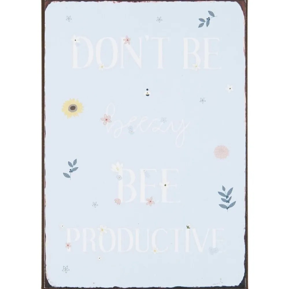 Discount IB Laursen Metallschild Don't be beezy bee productive