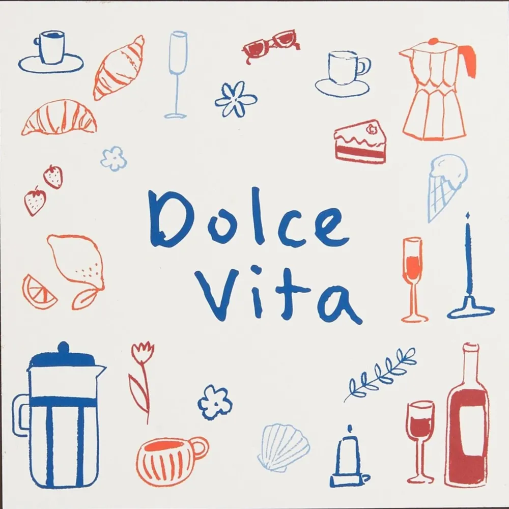 Outlet IB Laursen Metallschild Dolce Vita
