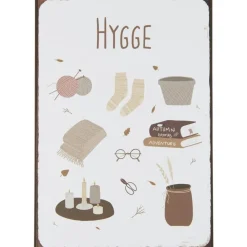 Outlet IB Laursen Metallschild Hygge mit Symbolen