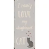 Discount IB Laursen Metallschild I really love my cat