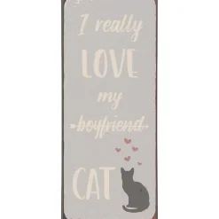 Discount IB Laursen Metallschild I really love my cat