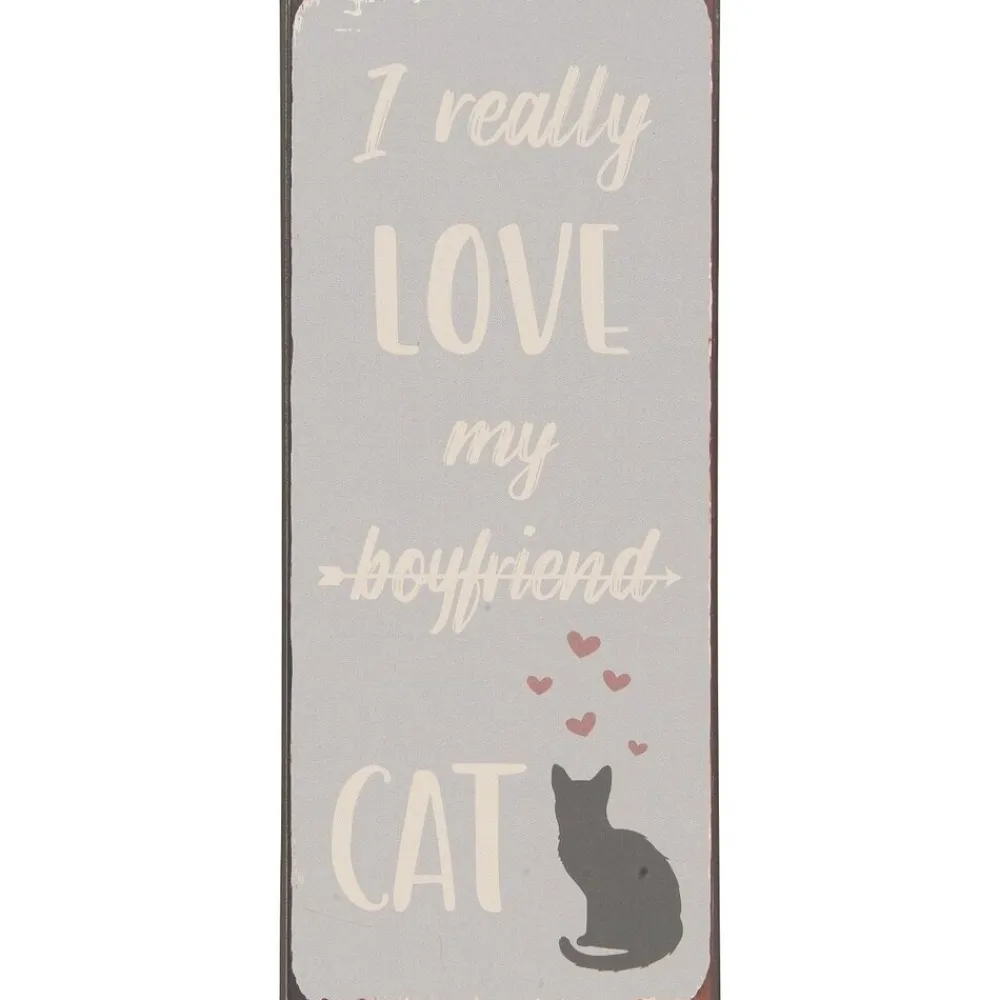 Discount IB Laursen Metallschild I really love my cat