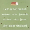 Clearance IB Laursen Metallschild Liebe ist wie ein Buch