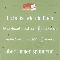 Clearance IB Laursen Metallschild Liebe ist wie ein Buch