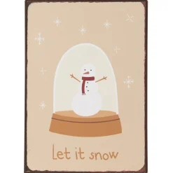 Best IB Laursen Metallschild Let it snow