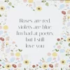 Hot IB Laursen Metallschild Roses are red