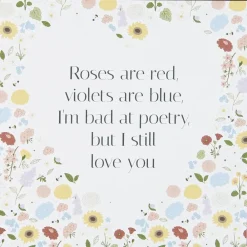 Hot IB Laursen Metallschild Roses are red