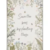 Online IB Laursen Metallschild Save the bees by planting these