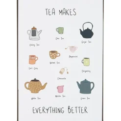 Outlet IB Laursen Metallschild Tea makes everything better