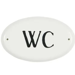 Clearance IB Laursen Metallschild WC