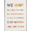 Outlet IB Laursen Metallschild We wait all week for Friday
