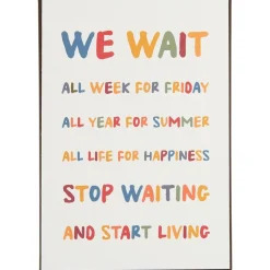 Outlet IB Laursen Metallschild We wait all week for Friday